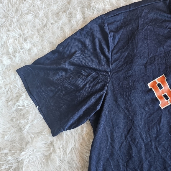 MLB Houston Astros Tee Shirt Mens L Baseball Fan Merch‎ Blue Orange - Picture 11 of 15